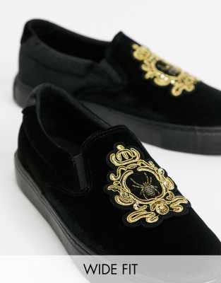 asos black plimsolls