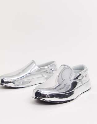 wide fit silver trainers