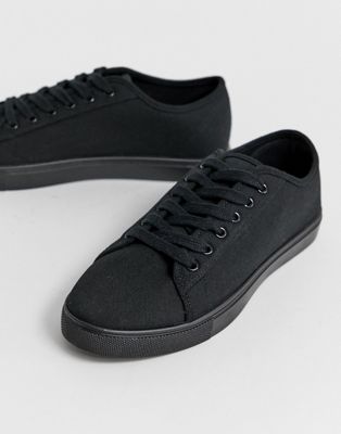 black sneakers asos