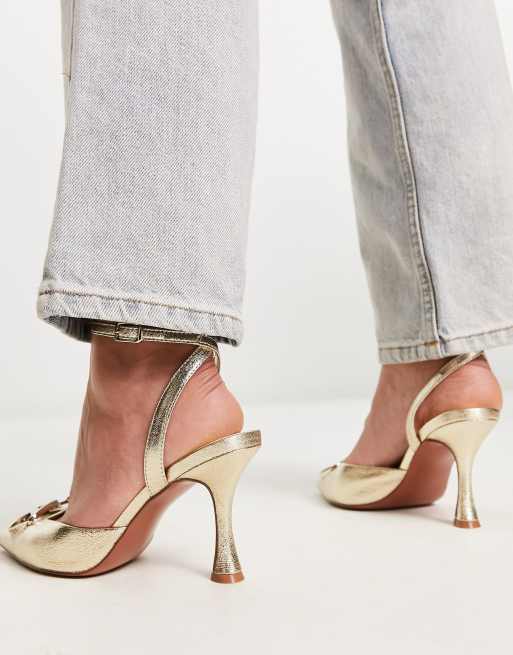 Asos zapatos online dorados