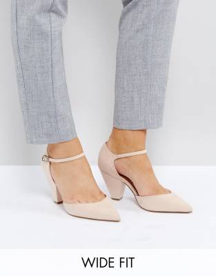 asos wide fit pumps