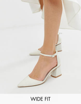 asos design stardust pointed mid heels