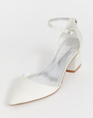 asos design stardust pointed mid heels