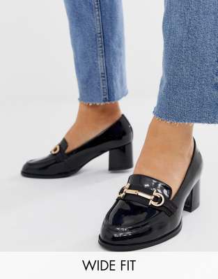 heeled loafers