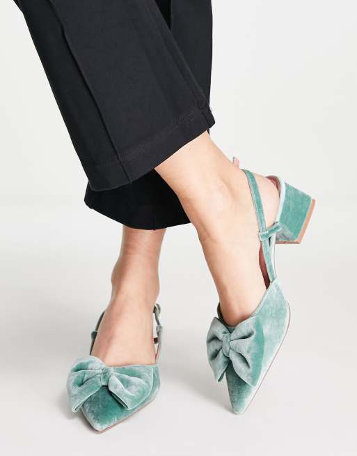 Asos velvet outlet shoes