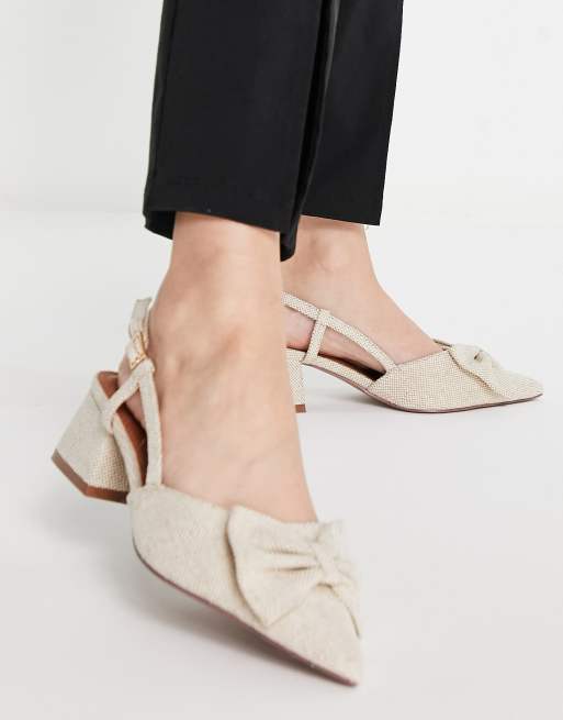 Asos store bow shoes