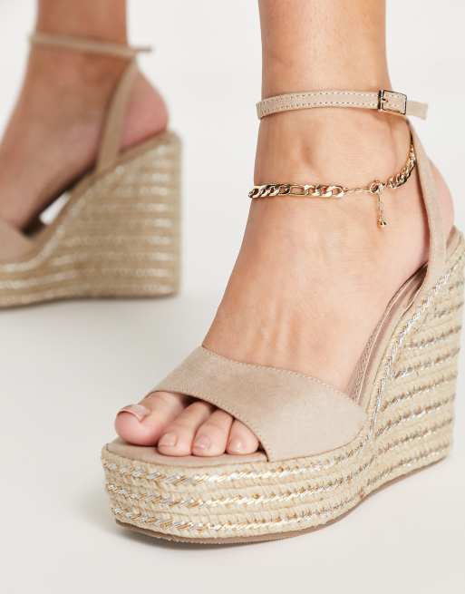 Espadrilles dames best sale met sleehak