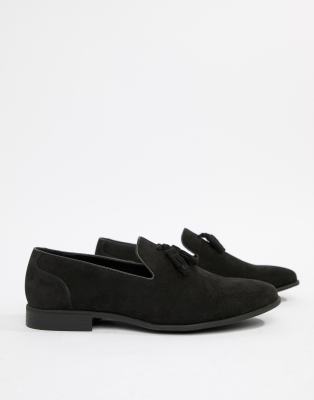 faux suede loafers