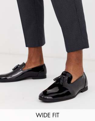 asos black loafers