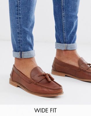 asos wide fit loafers