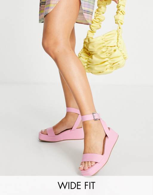 Asos clearance pink sandals