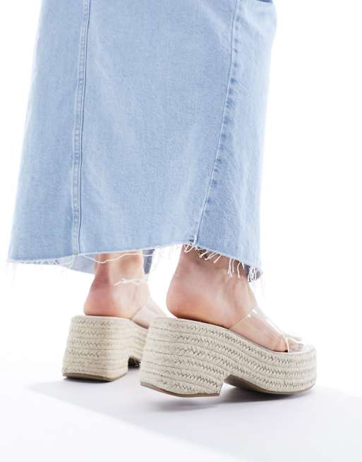 Asos clear wedges deals