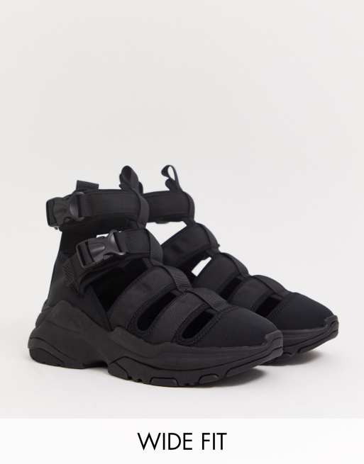 Chunky store trainer sandals