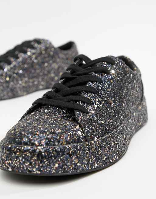 Wide fit sale glitter trainers