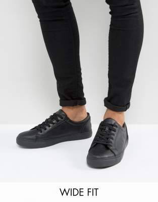 slip on wide fit trainers