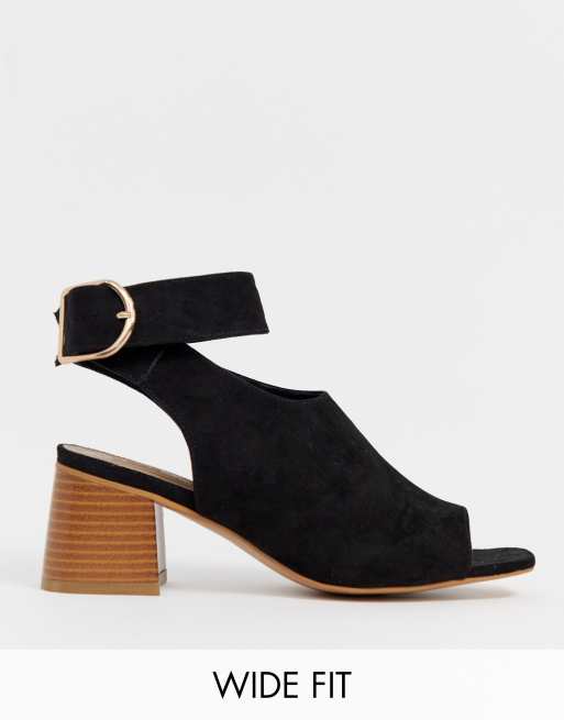 Asos peep shop toe boots