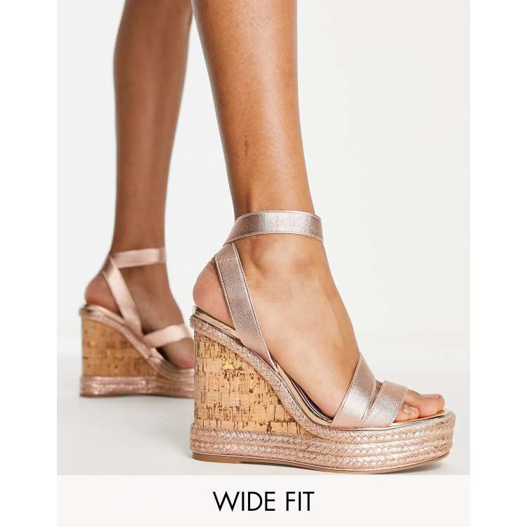 Gold wedges asos new arrivals