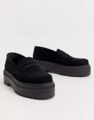 wide fit chunky loafers