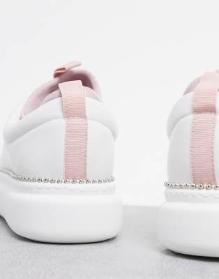 pink chunky sneakers