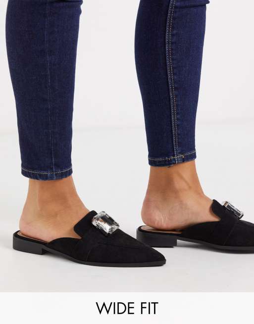 asos wide fit mules