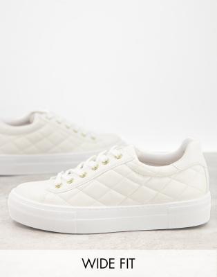 wide fit flatform trainers
