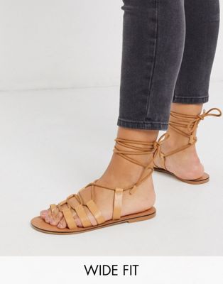 wide leg gladiator sandals