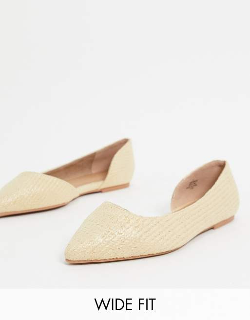 designer pointed flats