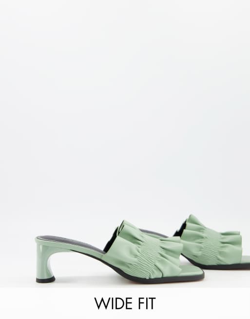 sage mules heels