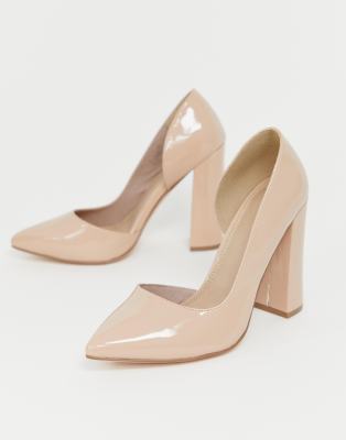 asos wide heels