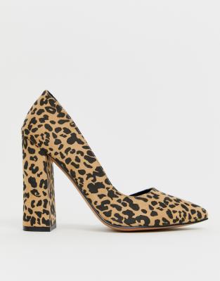 leopard print heels asos