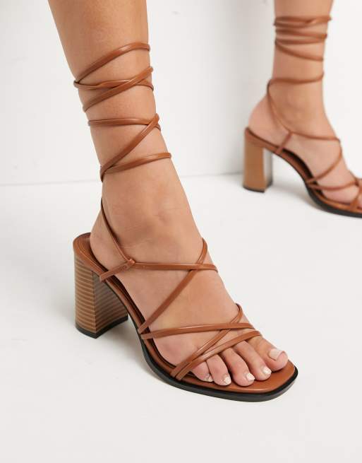 Asos 2024 tie sandals