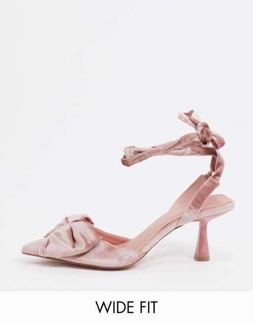 Asos store blush heels