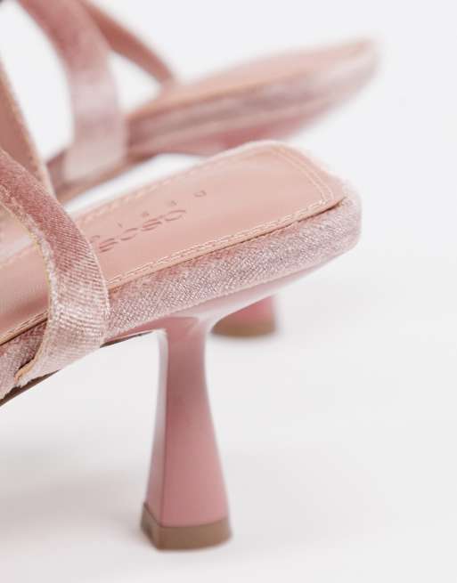 Blush 2024 mid heels