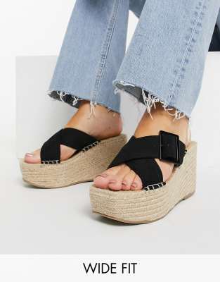 asos wide fit wedges