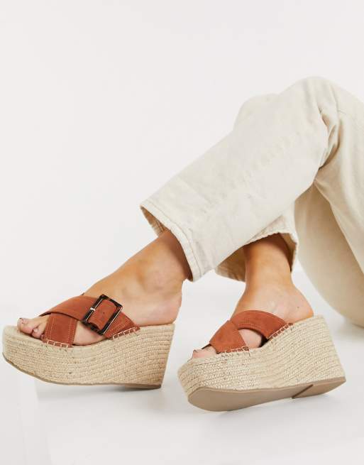 Asos 2024 tan wedges