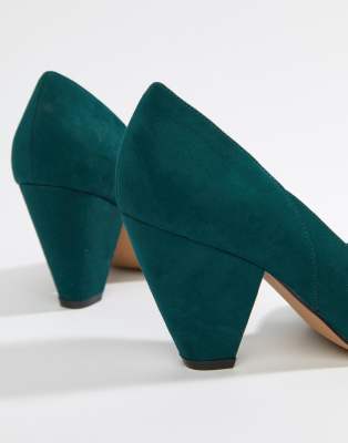 teal wide fit shoes