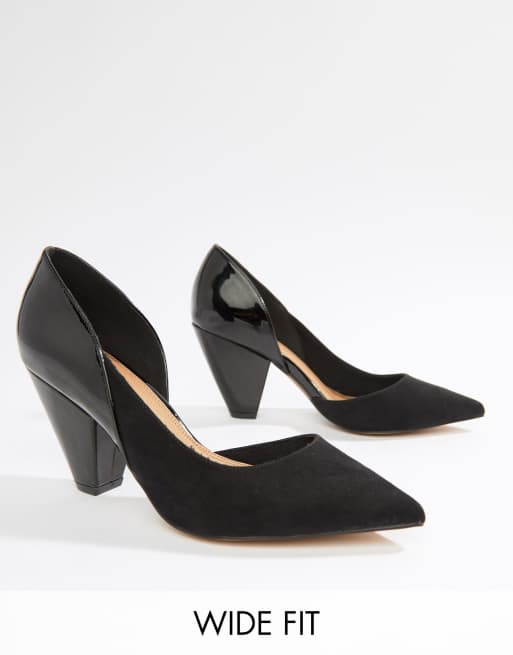 asos wide feet heels