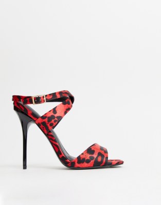 wide fit leopard heels