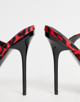 leopard heels asos