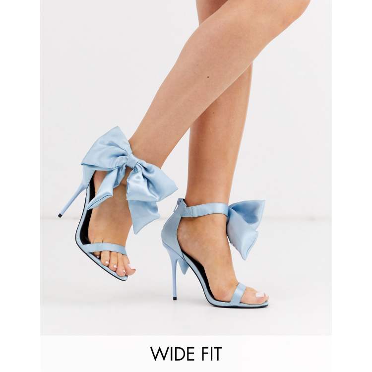 Blue store heels asos