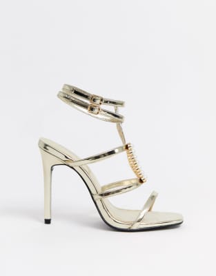 asos design wide fit fi embellished flat sandals