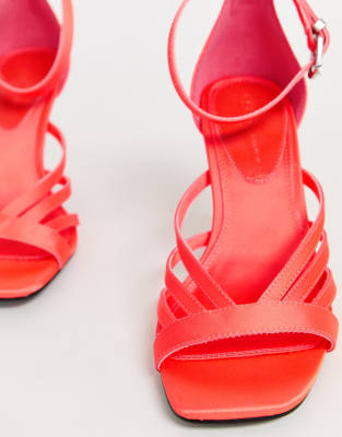 hot pink wide fit sandals