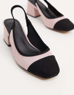 blush slingback heels