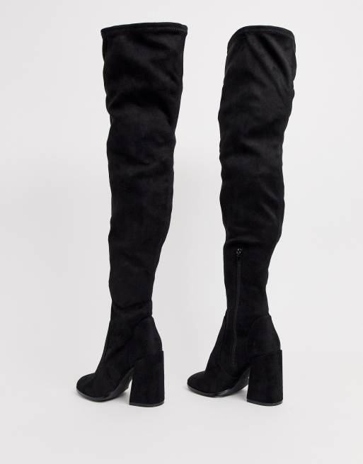 Asos petite on sale thigh high boots