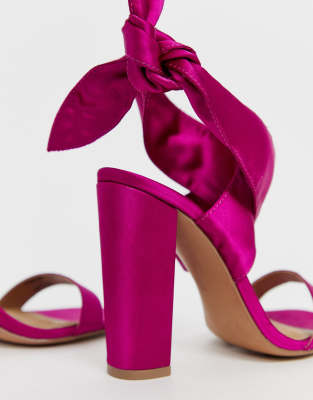 fuschia wide fit shoes