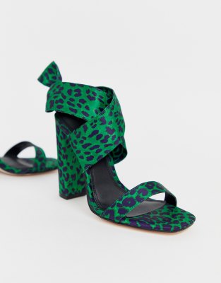 wide fit green sandals