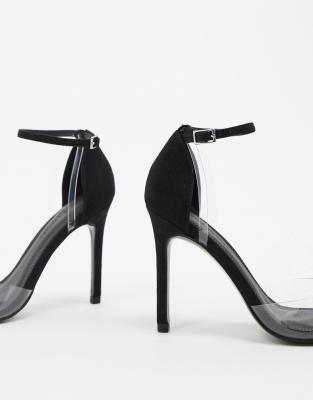 wide stiletto heels