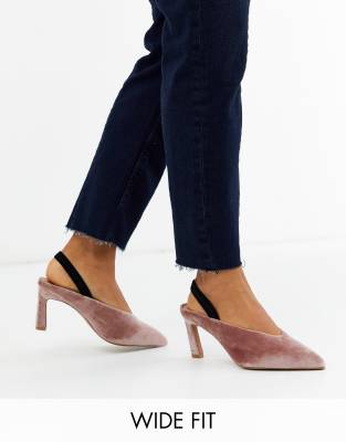 mid heel wide fit shoes