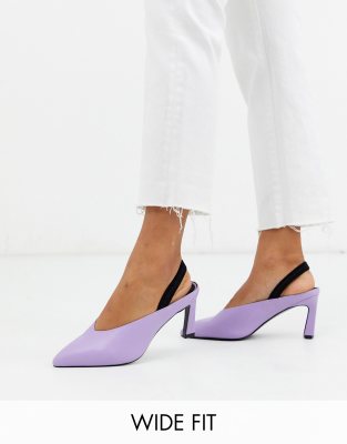 asos purple heels