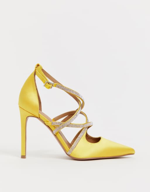 Asos yellow hot sale shoes